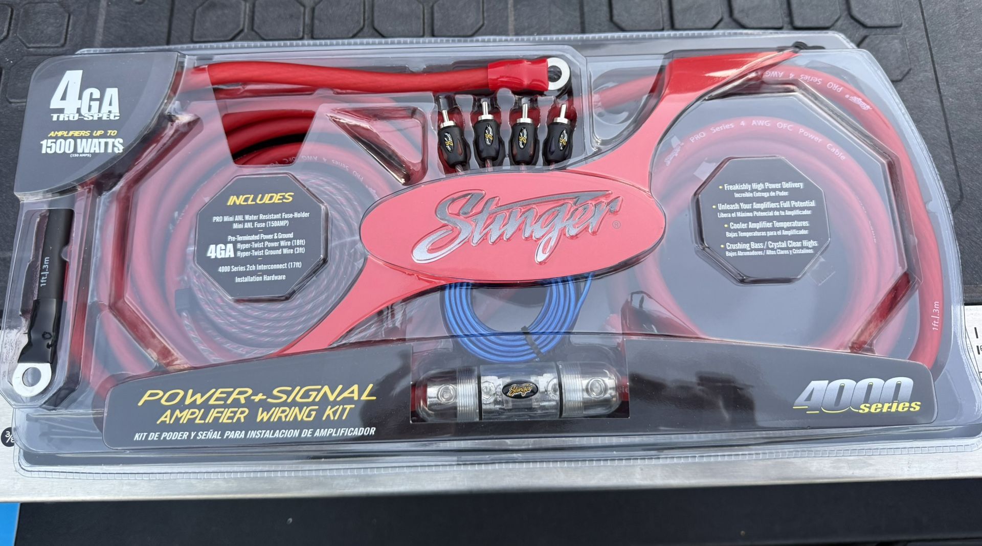 Stinger 4000 Amplifier Installation Wires