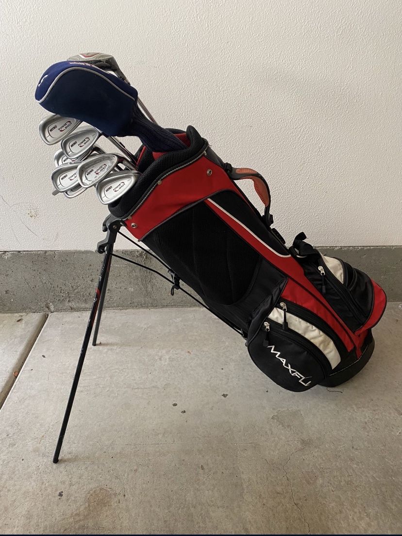 Nitro Power Shot Golf Club Set With Bag