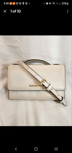 Michael Kors Small Beige Crossbody/Wallet on Chain
