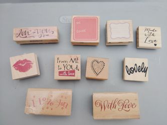 Valentine/Love  Rubber Stamps