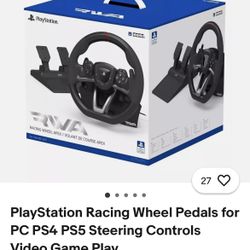 Ps5/ps4 Steering Wheel And Pedals