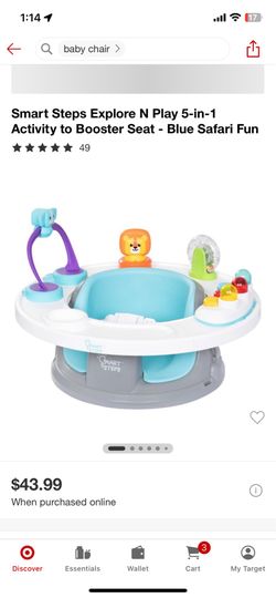 Smart Steps 5 in 1 activity to booster seat