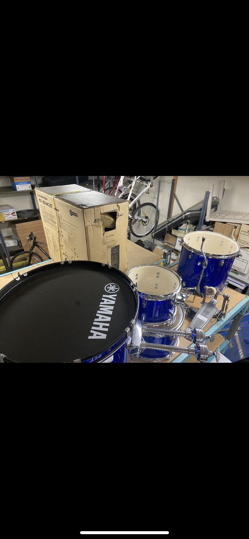 YAMAHA 4PC DRUM SET