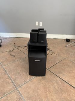 Bose Acoustimass Speaker System – Subwoofer + 4 Satellite Speakers