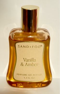Sand and Fog Vanilla and Amber Rollerball Perfume Oil-New