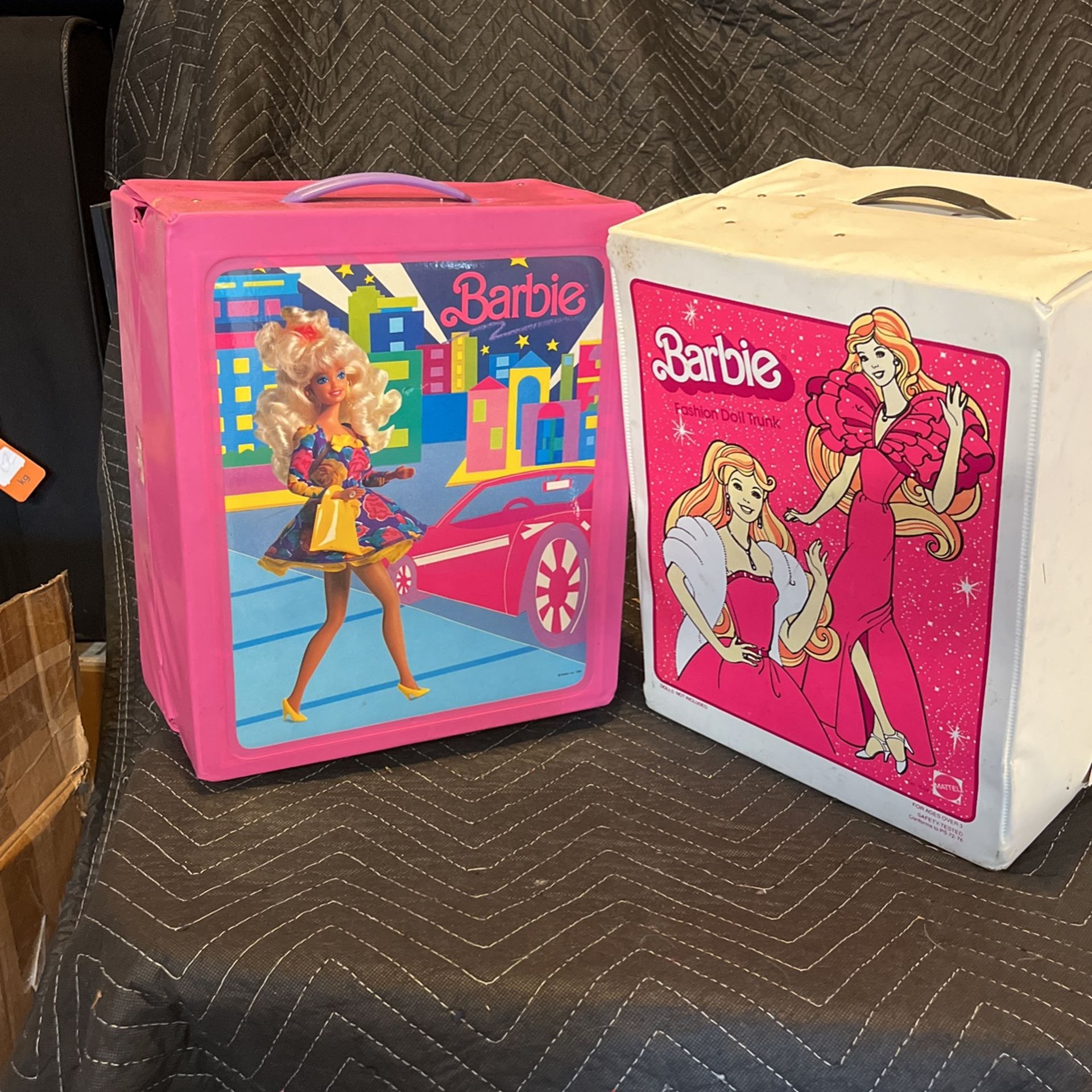 Vintage Barbie Fashion Doll Trunks Cases