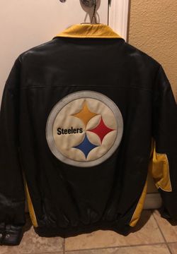 Steelers Reebok Leather Jacket
