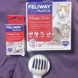 Feliway MultiCat Diffuser Starter Kit + Refill + Extra Diffuser