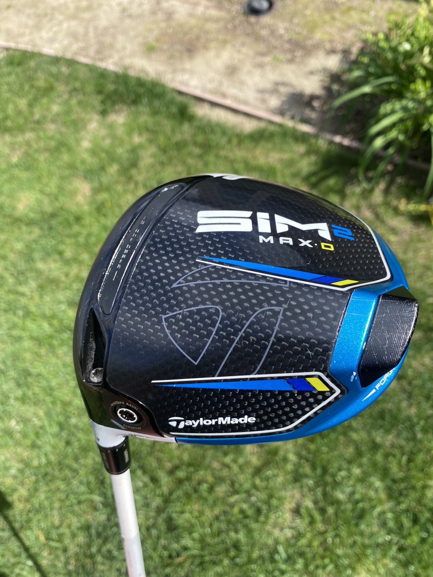 MINT LEFT HANDED TAYLORMADE SIM 2 MAX D GOLF DRIVER 10.5 ADJUSTABLE LOFT W $299 CUSTOM ORDERED OZIK MATRIX WHITE TIE FIRST RUN LIMITED EDITION STIFF