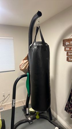 Everlast Punching bag and frame.