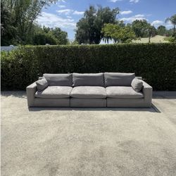 Gray Modular Cloud Couch Sectional [FREE Delivery🚚]