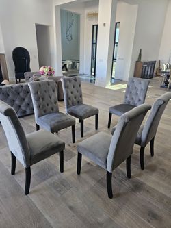 Dining chairs 6, Pier 1
