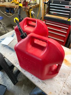 Two 5 Gallon Gas Cans