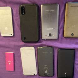 8 Apple iPhones /Samsung / iPod Don’t Work For Parts Only