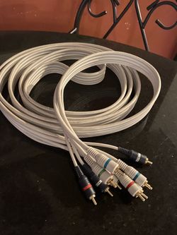 Component video and audio rca cable.