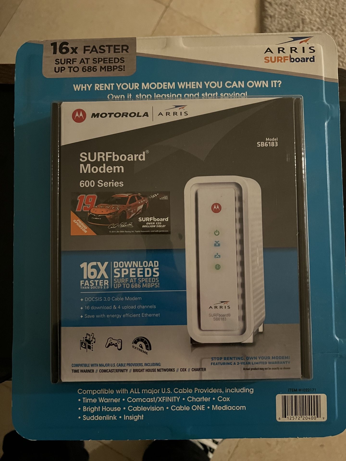 Arris Motorola SB6183 Modem Comcast 