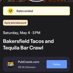 Tacos And Tequila Bar Crawl