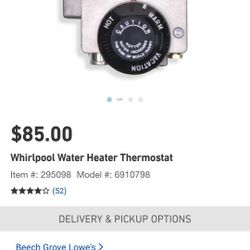 Whirlpool Water Heater Thermostat