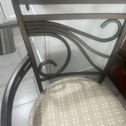 3 Metal Barstools $55 Each