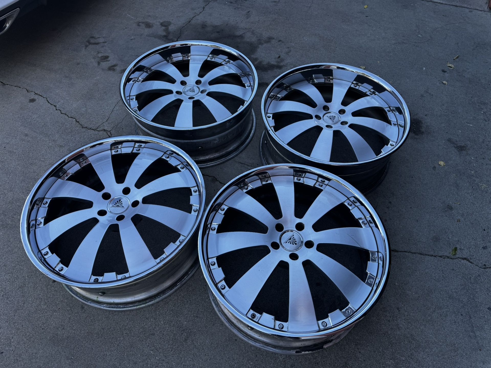 22” 3pc Wheels/rims Staggered…Forgiato Lexani Forged Foose Dub Mht ...
