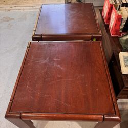 Mahogany End Tables