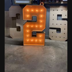 Letters and walls by wood