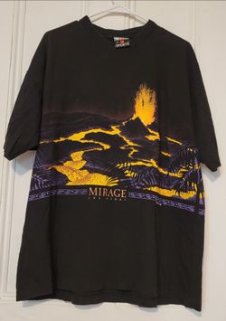 Vintage Kona Hawaii Volcano Explosion Lava T Shirt Mens Size XL 90s Palm