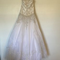 Strapless Tulle Wedding Dress