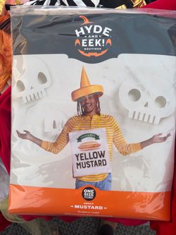 Hyde & Eek Adult Yellow Mustard Halloween Costume