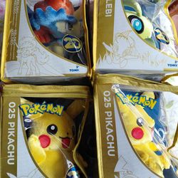 Pokemon plushie 20th anniversary lot