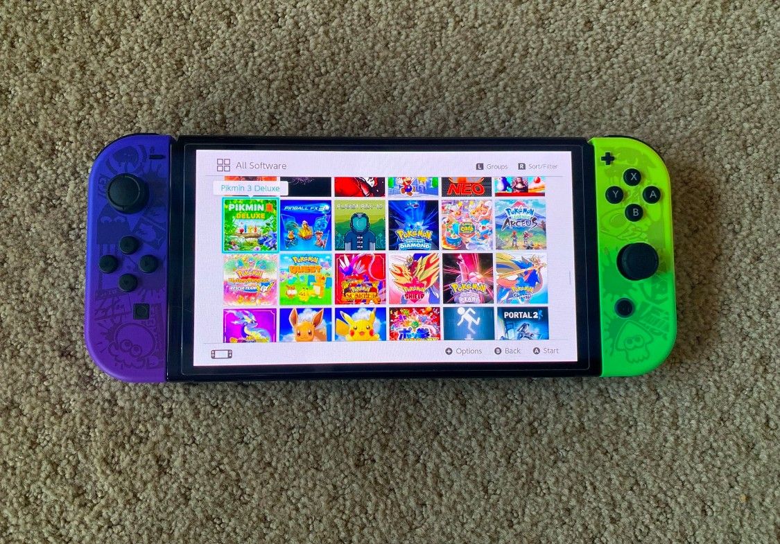 Switch OLED with 120 Popular Switch Games