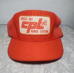 Vintage Mesh Trucker Hat by Reynolds Corpus Christi CPL Electric Comp