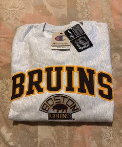 Champion Reverse Weave x NHL Boston Bruins Crewneck Sweatshirt - Size L (BNWT)