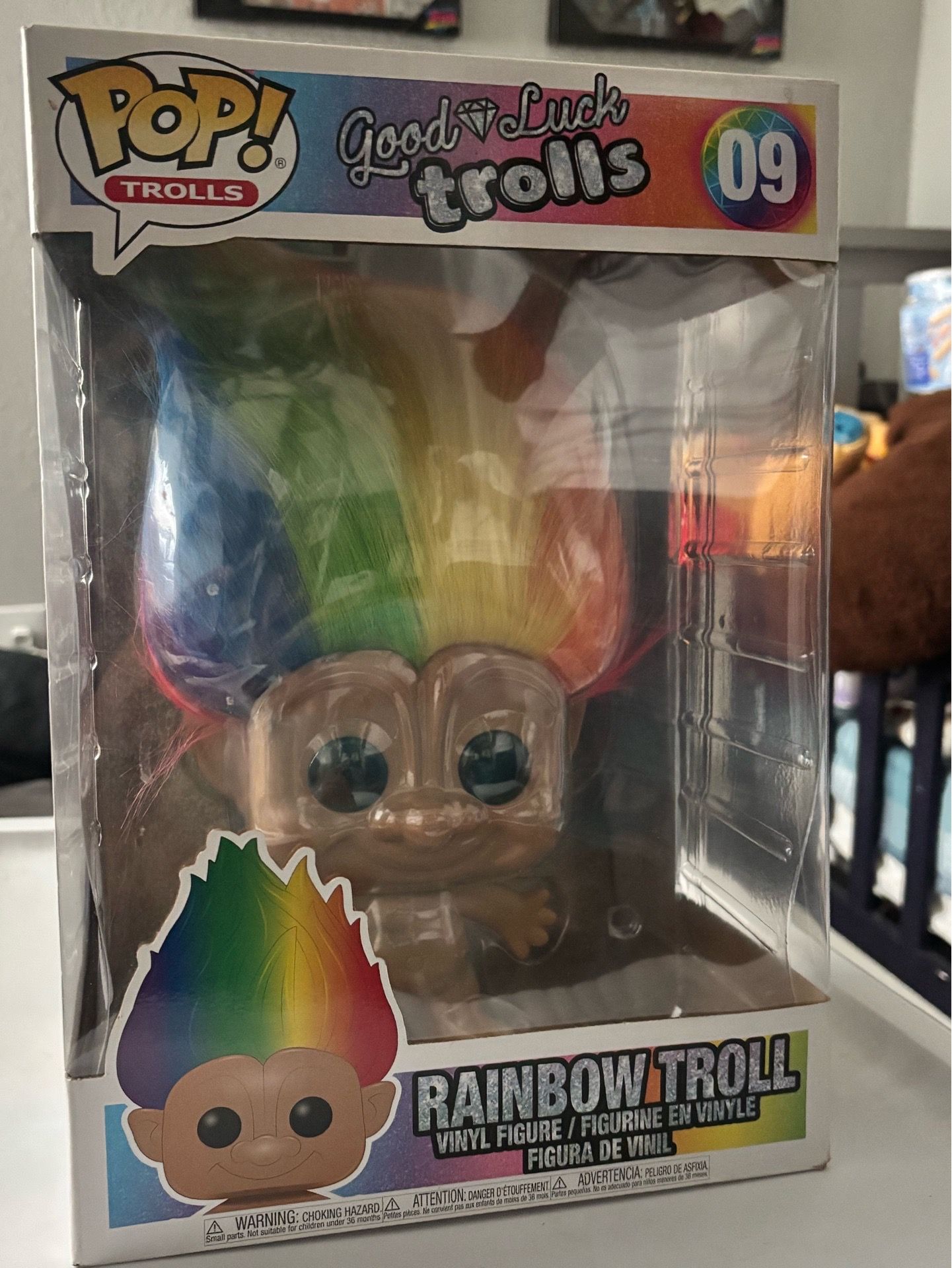 Jumbo Funko Pop 10” Rainbow troll