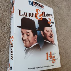 LAUREL AND HARDY DVD SET INCLUDES 14 EPISODES