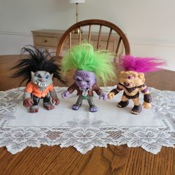 Hasbro Battle Trolls - Vintage 1992 - Lot of 3