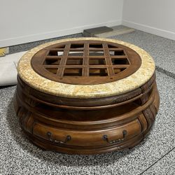 AICO Furniture Tuscano Round Cocktail Table