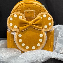 LoungeFly Minnie Mouse Pumpkin Pie Scented Backpack