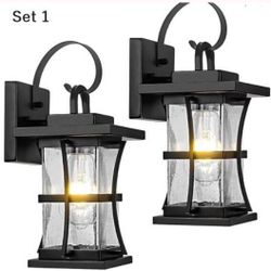 NEW 1 Set (2units) Outdoor Wall Light, Modern Waterproof Sconces Wall - $70 (Rancho Bernardo)