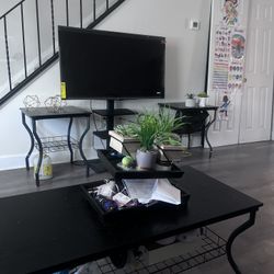 Couch Set And Tables , Tv And Mount Stand