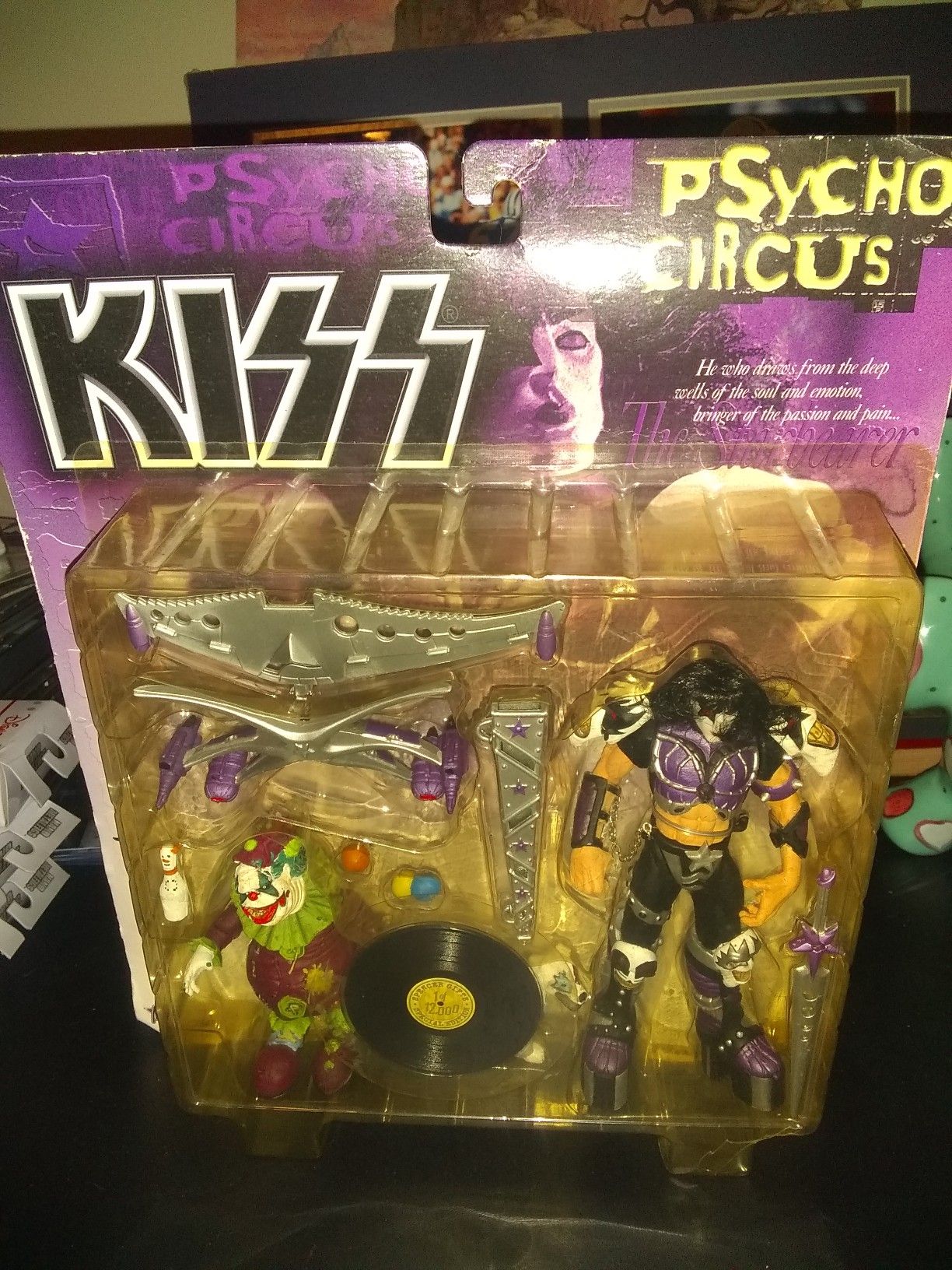 Brand New Mcfarlane Kiss Paul Stanley The Jester Psycho Circus Action Figure