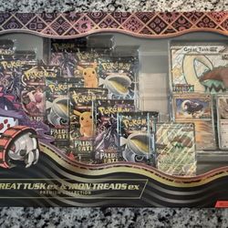 Pokemon Card Paldean Fates Great Tusk Collection 