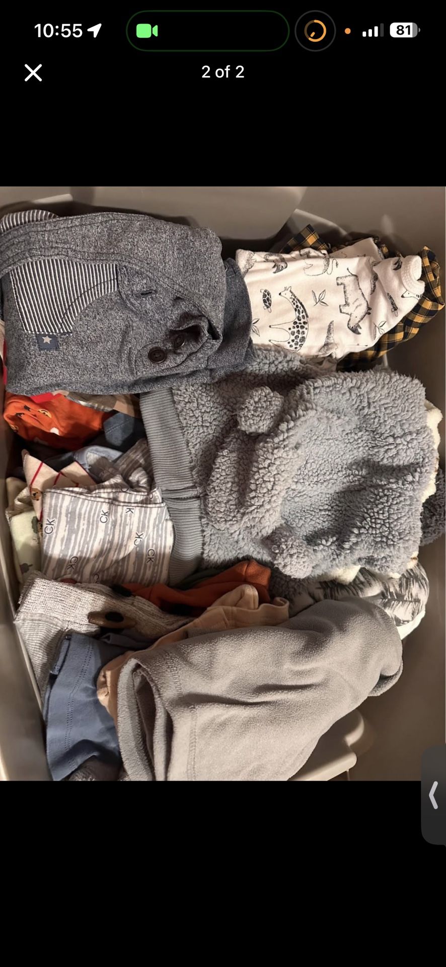 LARGE LOT OF BABY BOY CLOTHES 3-6 MO