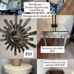 MOVING SALE , Prices May Vary 