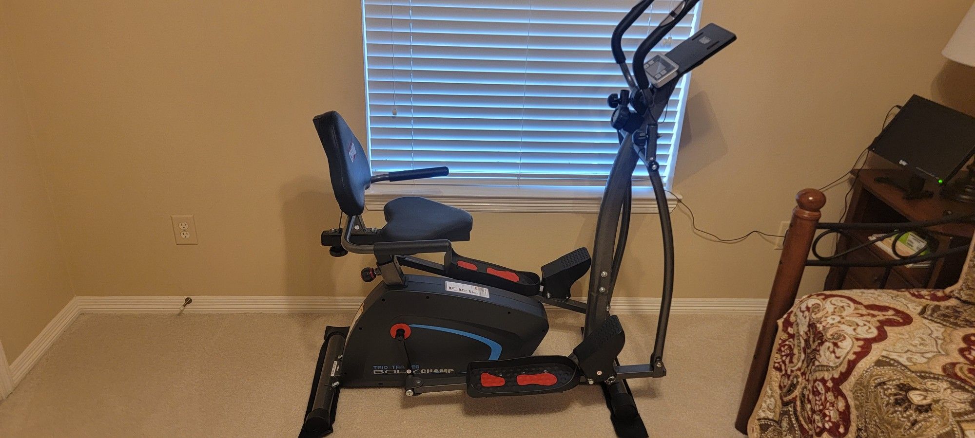 Body Champ 3-in-1 Exercise Machine, Trio Trainer and Elliptical