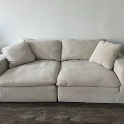 Cream Colored Cloud Couch