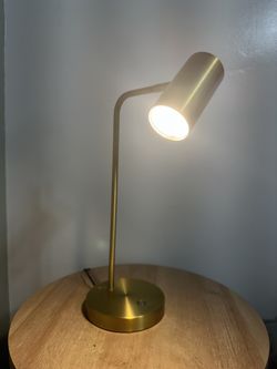 2 Gold Nightstand Lamp