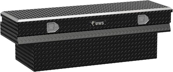 UWS TBC-60-N-BLK Gloss Black Aluminum 60" Notched Utility Chest Box
