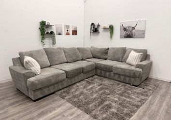 Gray Sectional Couch - Free Delivery