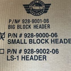 NEW/UNOPENED SBC HEADERS